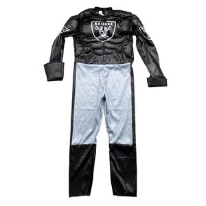 NFL Las Vegas Raiders Athlete Football Player Costume Small Medium Abs Halloween
